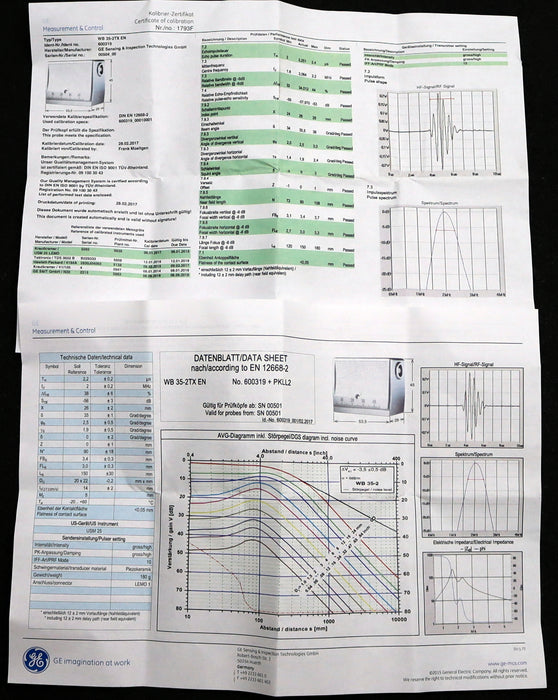 Bild des Artikels GE-KRAUTKRAMER-Ultraschall-Prüfkopf-WB35-2TX-EN-Nr.-600319-504---53,5x29mm-35°