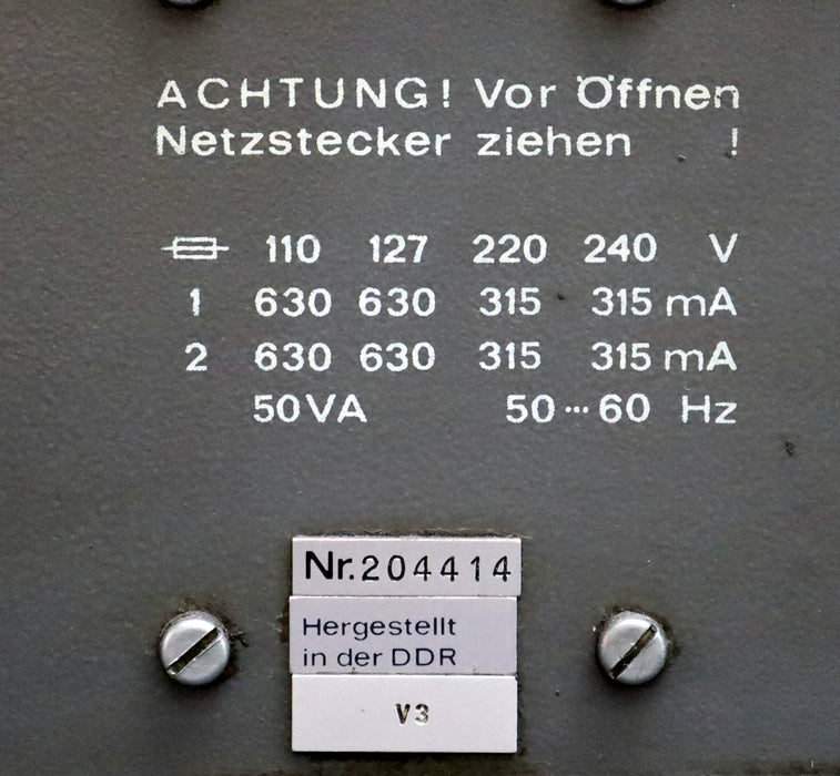 Bild des Artikels OFD-VEB-FEINMESS-DRESDEN-Steuergerät-MS1-SG101-mit-2-Anzeigegeräte--5/50mA