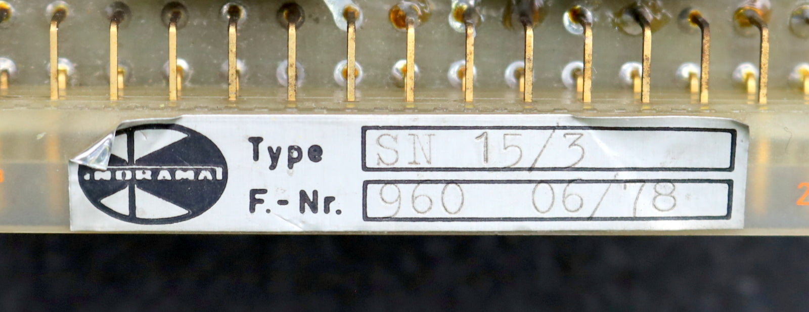 Bild des Artikels INDRAMAT-Einschubmodul-u-133-Type-SN15/3-gebraucht