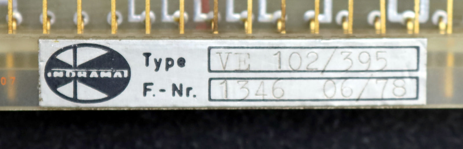 Bild des Artikels INDRAMAT-Einschubmodul-u-158-Type-VE-102/395-109-134-4201a-2-gebraucht