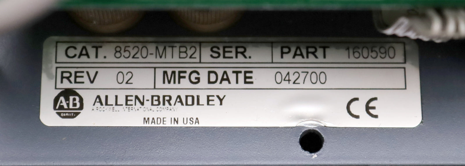 Bild des Artikels ALLEN-BRADLEY-Control-Panel-8520-MTB2-mit-Anschlusskabel-gebraucht