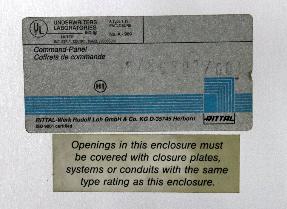 Bild des Artikels RITTAL-/-SIEMENS-Bediengehäuse-58/86302/001-SIEMENS-No.-F2-M9-601827/715451