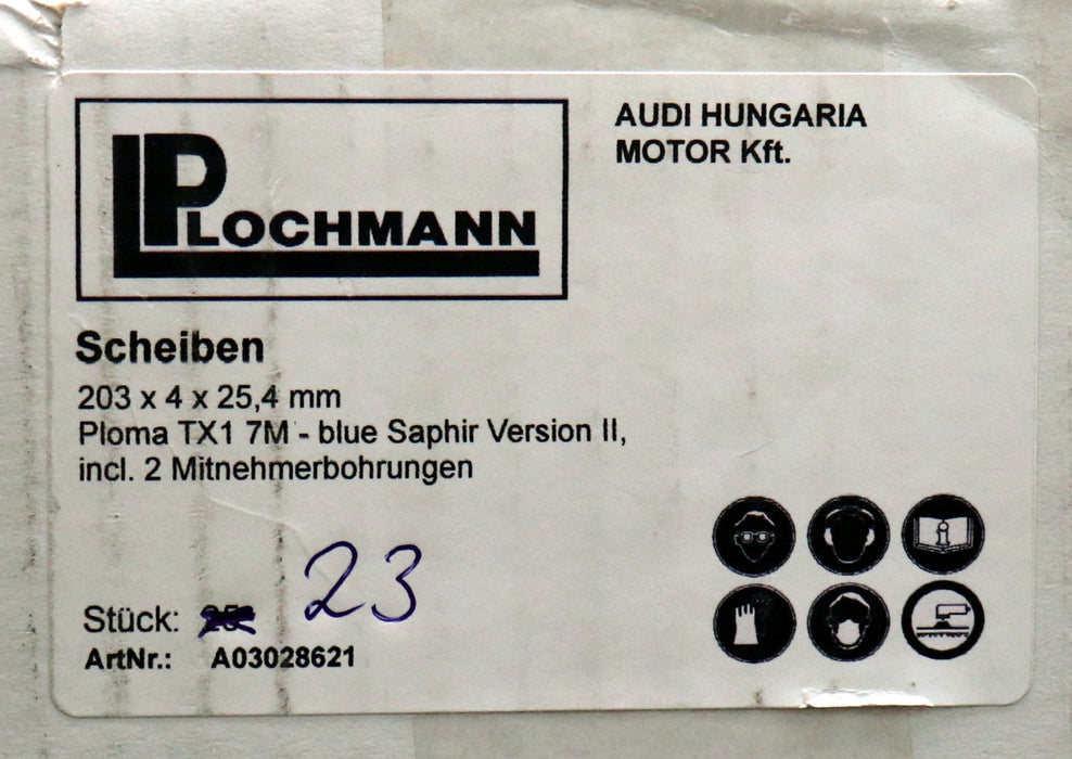 Bild des Artikels TASO-23x-Schleifscheiben-Ø-203-x-25,4-x-4mm-Ploma-TX1-7M-blue-Saphir-Version-II
