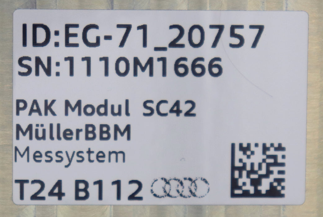 Bild des Artikels MÜLLER-BBM-Vibro-Akustik-Messsystem-PAK-Modul-SC42-Messsystem-T24-B112-unbenutzt