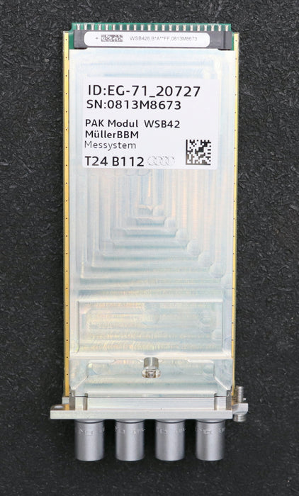 Bild des Artikels MÜLLER-BBM-Vibro-Akustik-Messsystem-PAK-Modul-WSB428-T24-B112-unbenutzt