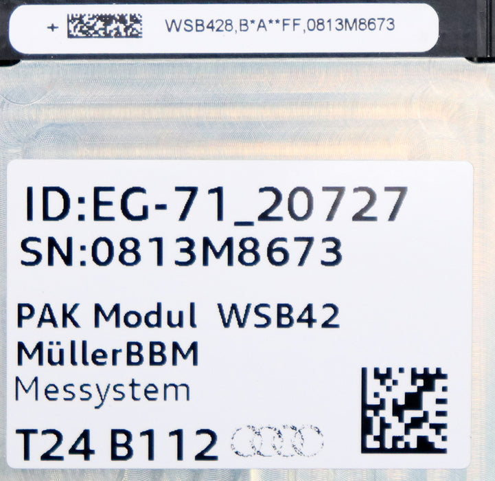 Bild des Artikels MÜLLER-BBM-Vibro-Akustik-Messsystem-PAK-Modul-WSB428-T24-B112-unbenutzt