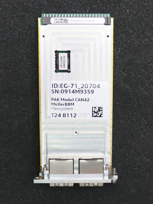 Bild des Artikels MÜLLER-BBM-Vibro-Akustik-Messsystem-PAK-Modul-CAN420-T24-B112-unbenutzt