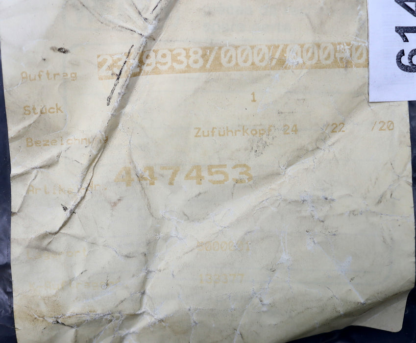 Bild des Artikels WEBER-SCHRAUBAUTOMATEN-Zuführkopf-24/22/20-Art.Nr.-447453-mit-Schwenkarm