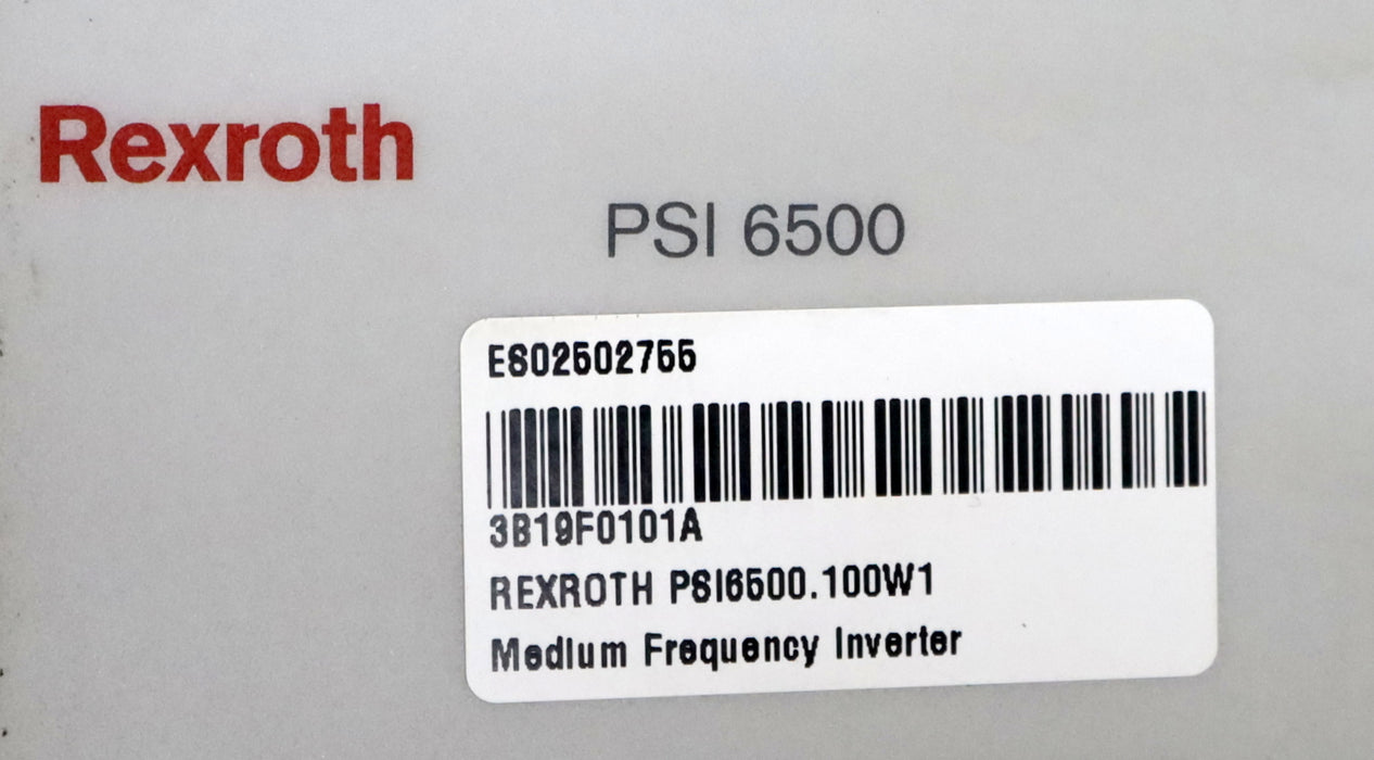 Bild des Artikels REXROTH-Frequenzumrichter-PSI6500-Typ-PSI-6500.100.W1-MNR:-1070079302-306-GG1