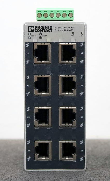Bild des Artikels PHOENIX-CONTACT-Industrial-Ethernet-Switch-FL-SWITCH-SFN-8GT-Ord.No.-2891673