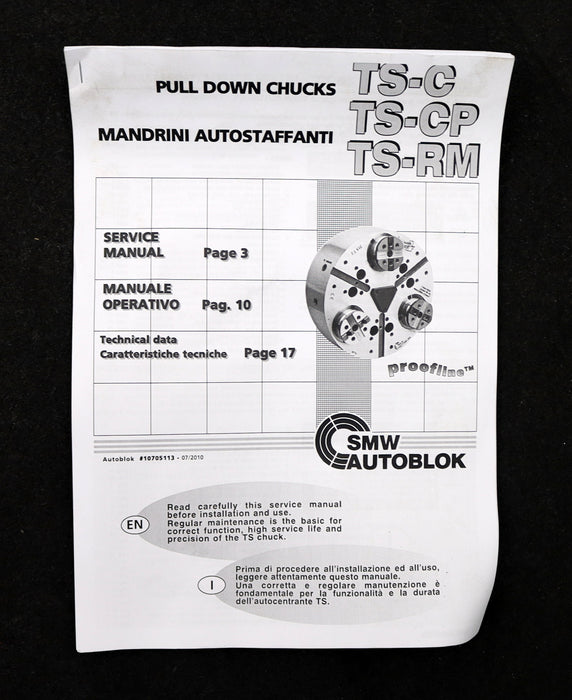 Bild des Artikels SMW-Niederzug-Spannfutter-Ø-250mm-CHUCK-250-TSR-C-3-RIGID-PB220-Nr.-7719692504