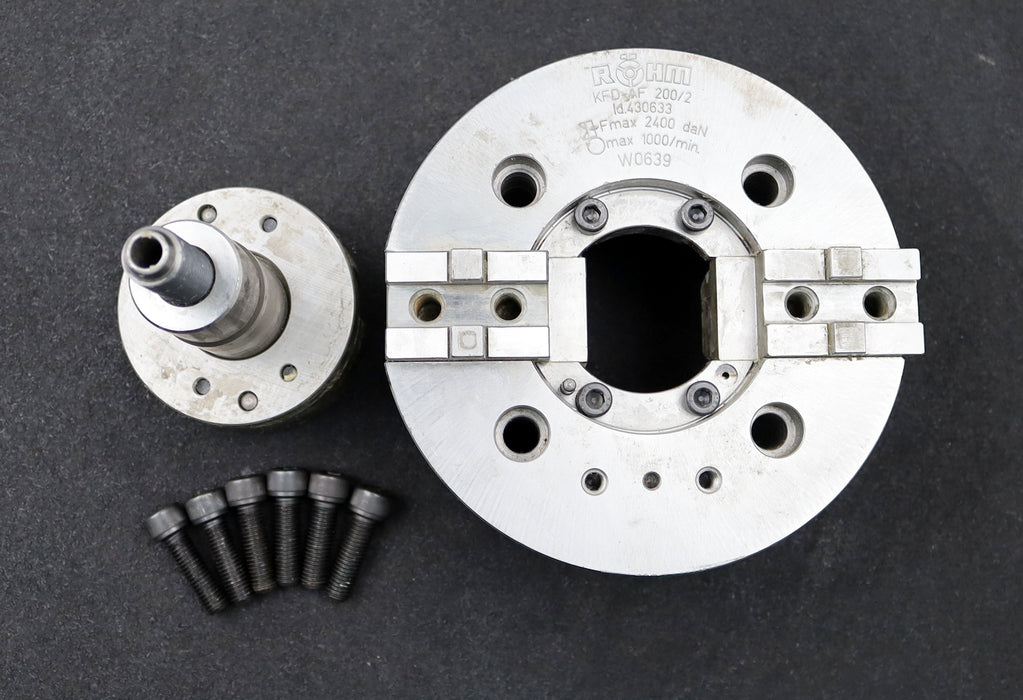 Bild des Artikels RÖHM-2-Backen-Spannfutter-Kraftbetätigtes--Ausgleichsfutter-AF-KFD-200-Id.430633