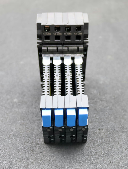 Bild des Artikels E-T-A-Basismodul-+-4x-Schutzschalter-ESS20-003-DC24V-gebraucht