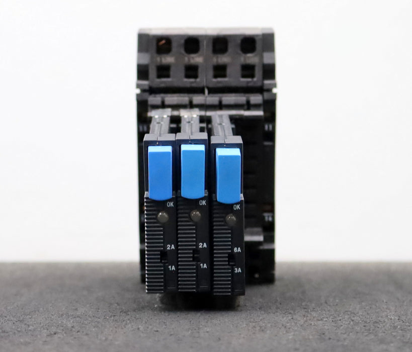 Bild des Artikels E-T-A-Basismodul-+-3x-Schutzschalter-ESS20-003-DC24V-gebraucht