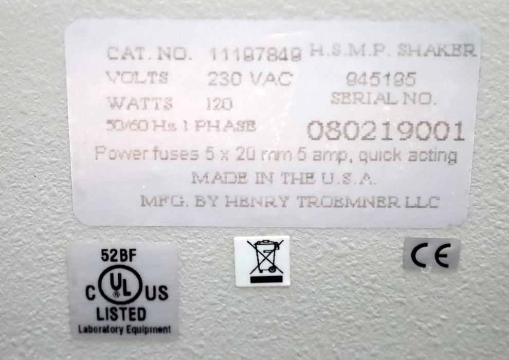 Bild des Artikels HENRY-TROEMNER-Mikroplatten-Schüttler-Highspeed-shaker-Type-945195-230VAC