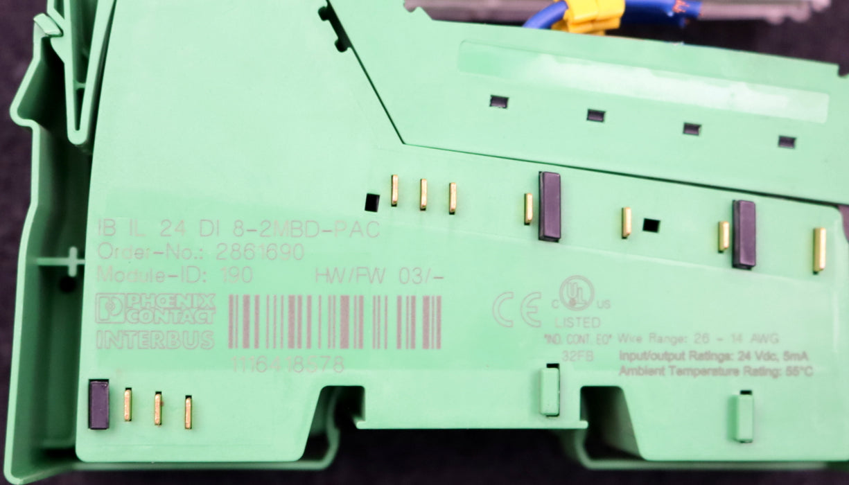 Bild des Artikels PHOENIX-CONTACT-Digitaleingangs-Klemme-IB-IL-24-DI8-2MBD-PAC-2861690-gebraucht