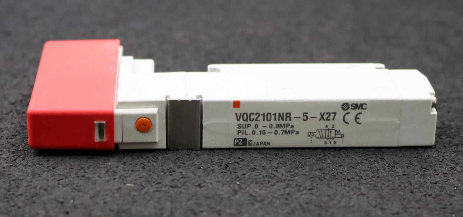Bild des Artikels SMC-pneumatische-Magnetventil-VQC2101NR-5-X27-gebraucht