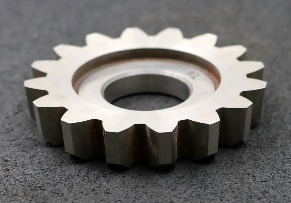 Bild des Artikels PWS-Scheibenschneidrad-für-Zahnwellen-DIN5480-m=5mm-EGW-30°-Z=16-Ø87x17xØ1-1/4"