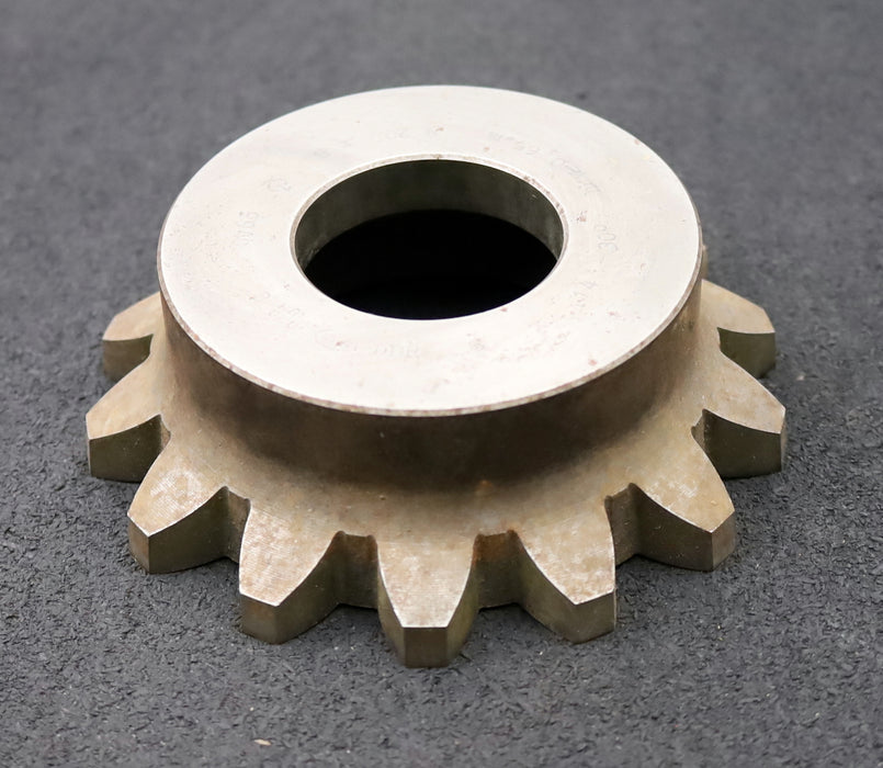 Bild des Artikels PWS-Glockenschneidrad-für-Zahnwellen-DIN5480-m=8mm-EGW-30°-Z=14-Ø122x39xØ1-3/4"
