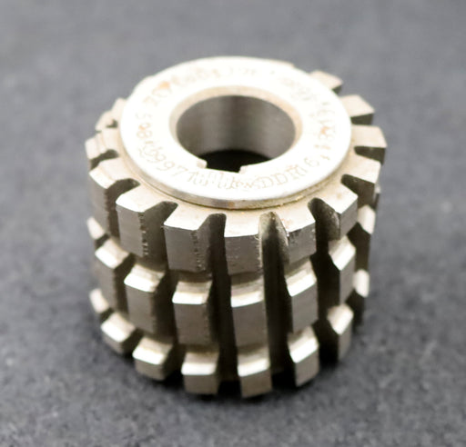 Bild des Artikels PWS-Keilwellen-Wälzfräser-3-Keile-16,18x19,46x5,96mm-spiralgenutet---Rest:-90%