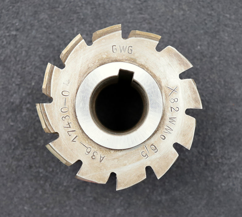 Bild des Artikels GWG-Keilwellen-Wälzfräser-4-Keile-18,3x21,7x6,3mm-mit-Höcker-!-spiralgenutet-!