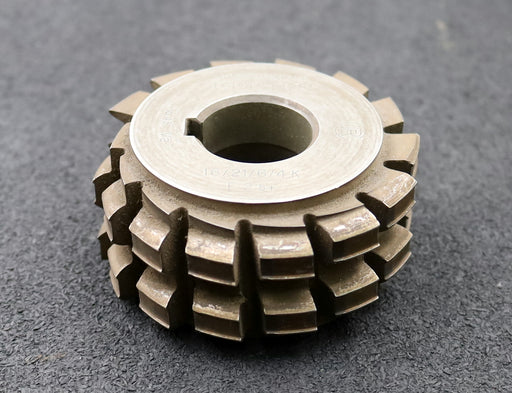 Bild des Artikels JER-Keilwellen-Wälzfräser-4-Keile-16x21x6mm-mit-Höcker-Fertigfräser-1gg.Rechts