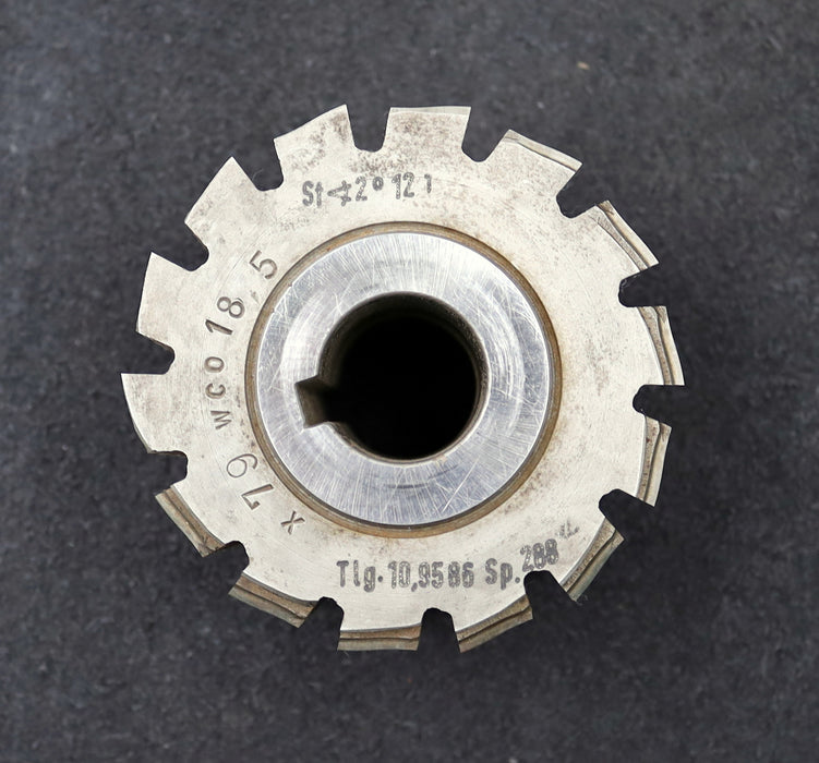 Bild des Artikels GWG-Keilwellen-Wälzfräser-spline-hob-6-Keile-18x22x5mm-mit-Höcker-Fertigfräser