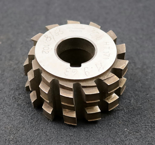 Bild des Artikels H.F.Schnicke-Keilwellen-Wälzfräser-spline-hob-6-Keile-32x38x8mm-mit-Höcker-LKN