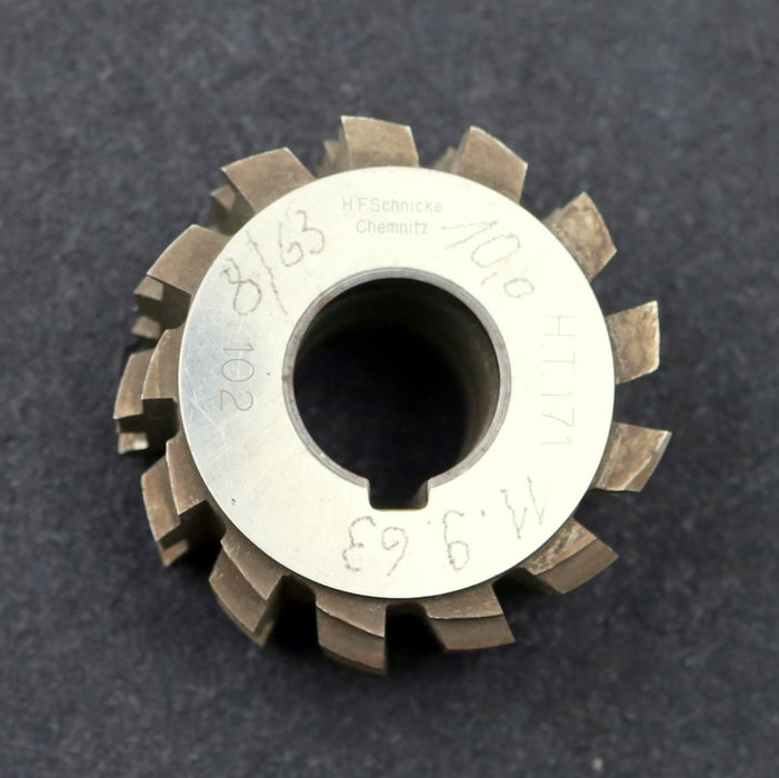 Bild des Artikels H.F.Schnicke-Keilwellen-Wälzfräser-spline-hob-6-Keile-32x38x8mm-mit-Höcker-LKN