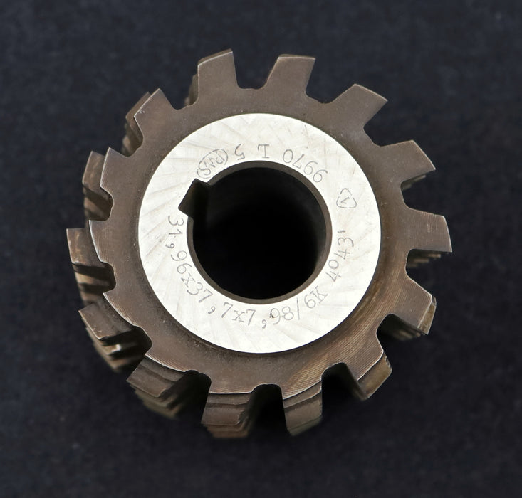 Bild des Artikels PWS-Keilwellen-Wälzfräser-spline-hob-6-Keile-31,96x37,7x7,98mm-mit-Höcker-LKN