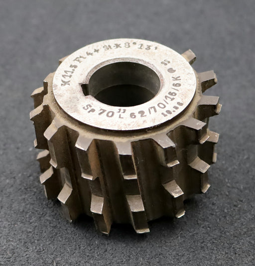 Bild des Artikels Keilwellen-Wälzfräser-spline-hob-6-Keile-62x70x16mm-mit-Höcker-Fertigfräser