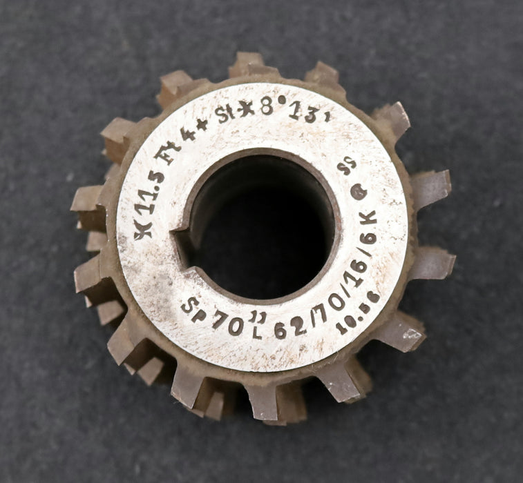 Bild des Artikels Keilwellen-Wälzfräser-spline-hob-6-Keile-62x70x16mm-mit-Höcker-Fertigfräser