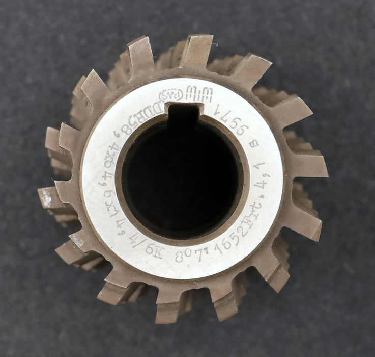 Bild des Artikels PWS-Keilwellen-Wälzfräser-spline-hob-6-Keile-58,4x64,6x14,4mm-mit-Höcker