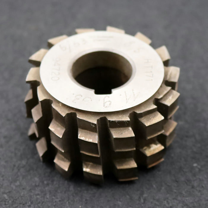 Bild des Artikels H.F.Schnicke-Keilwellen-Wälzfräser-spline-hob-6-Keile-32x38x8mm-mit-Höcker-HSS