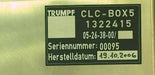 Bild des Artikels TRUMPF-CLC-BOX5-Art.Nr.-1322415-05-26-38-00-mit-Einschub-MBO-Art.Nr.-1322212
