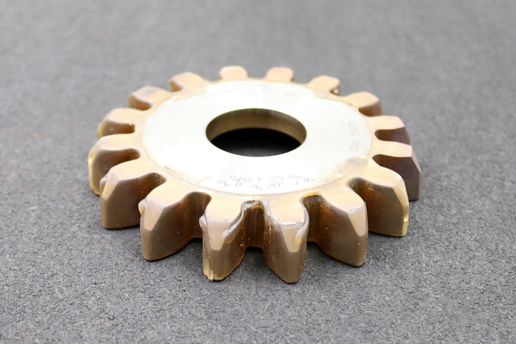 Bild des Artikels LORENZ-Scheibenschneidrad-gear-shaper-m=-8mm-EGW=-20°-Z=-16-haP0-1,25mn