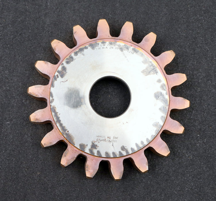 Bild des Artikels HEROS-Scheibenschneidrad-gear-shaper-m=-9mm-EGW=-20°-Z=-18-Hkw-1,25m