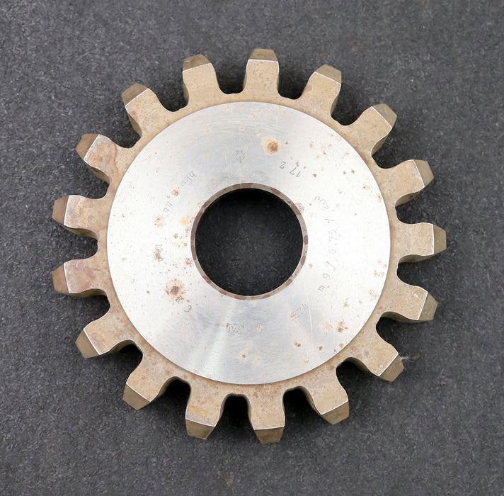 Bild des Artikels PWS-Scheibenschneidrad-gear-shaper-m=-9-/-6,75mm-EGW=-20°-Z=-17-Ø172x32xØ-1-3/4"