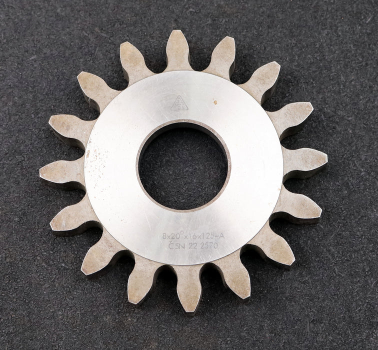 Bild des Artikels TDS-Scheibenschneidrad-gear-shaper-m=-8-/-125mm-EGW=-20°-Z=-16-Ø-151x19xØ-1-3/4"