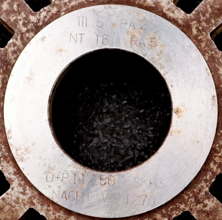 Bild des Artikels NACHI-Scheibenschneidrad-gear-shaper-m=-5mm-EGW=-20°-Z=-16-RA5-Ø-93x15xØ-1-1/4"