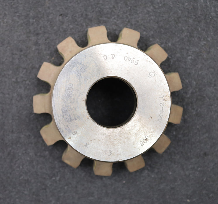 Bild des Artikels PWS-Glockenschneidrad-gear-shaper-m=-8mm-EGW-20°-Z=-13-hkw-2,0-Ø110x44x-Ø-1-1/4"