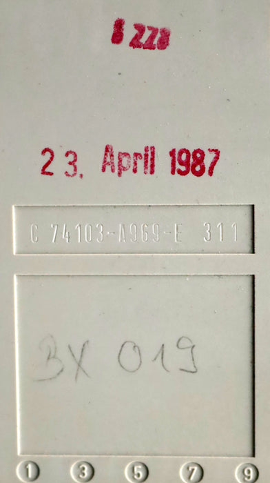 Bild des Artikels SIEMENS-Schutzschalter-TELEPERM-C74103-A969-E-311-CSL-SPR-Plug-9Pin-Gehäuse