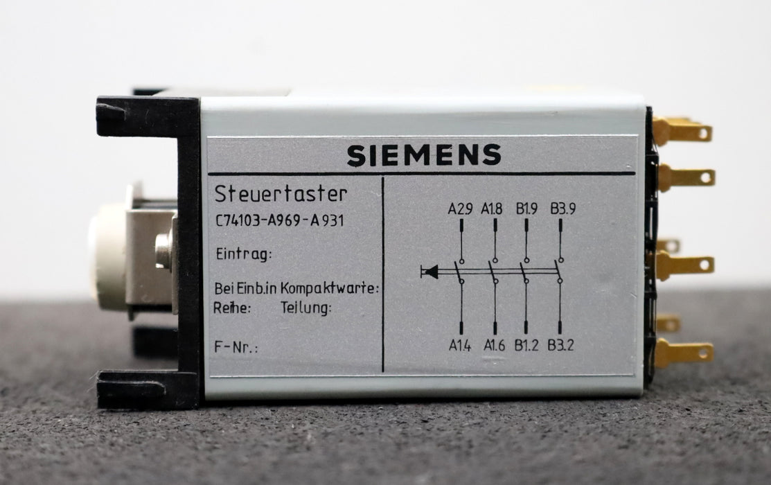 Bild des Artikels SIEMENS-Steuertaster-C74103-A969-A-931-CSL-SPR-Plug-56Pin--Gehäuse-mit-8Pin