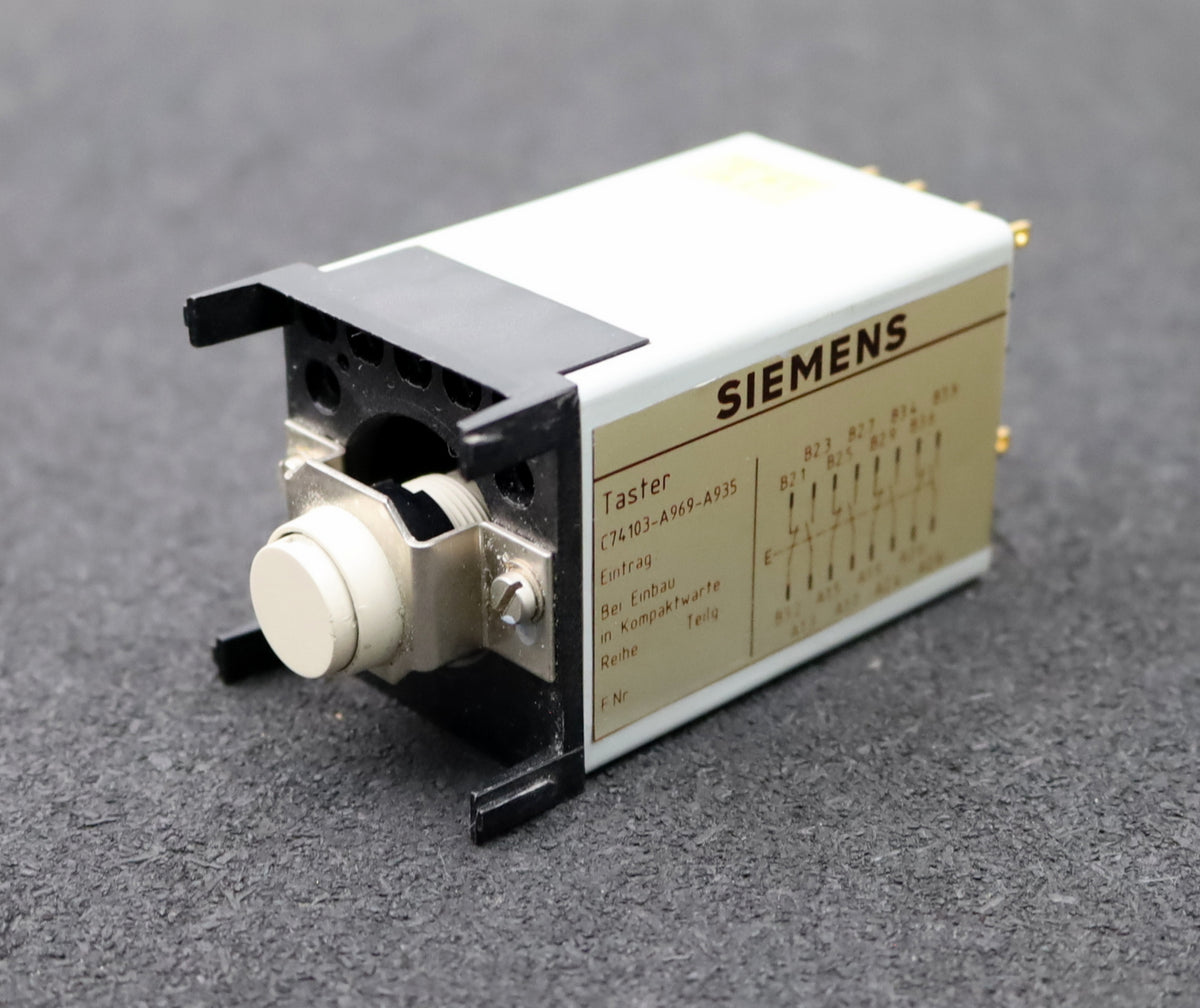 SIEMENS Taster C74103-A969-A 935 CSL SPR Plug 56Pin-Gehäuse mit 16Pin ...