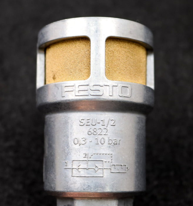 Bild des Artikels FESTO-Magnet-Ventil-SEU-1/2-Art.Nr.-6822-0,3-10bar-einmal-vormontiert-unbenutzt