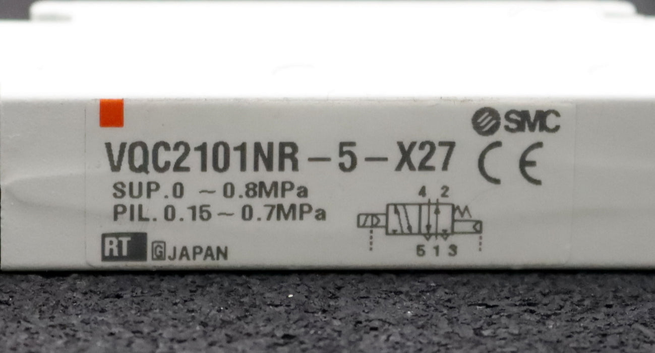 Bild des Artikels SMC-Pneumatisches-Ventil-VQC2101NR-5-X27-SUP.-0-~-0,8MPa-PIL.-0,15-~-0,7MPa