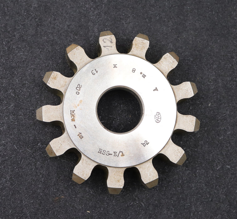 Bild des Artikels PWS-Scheibenschneidrad-gear-shaper-m=-8mm-EGW=-20°-Z=-13-hkw-=-1m-122x26xØ1-1/4"