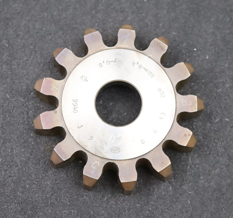 Bild des Artikels PWS-Scheibenschneidrad-m=-8mm-EGW=-20°-Z=-13-Ø-122-x-26-x-Ø-1-1/4"-gebraucht