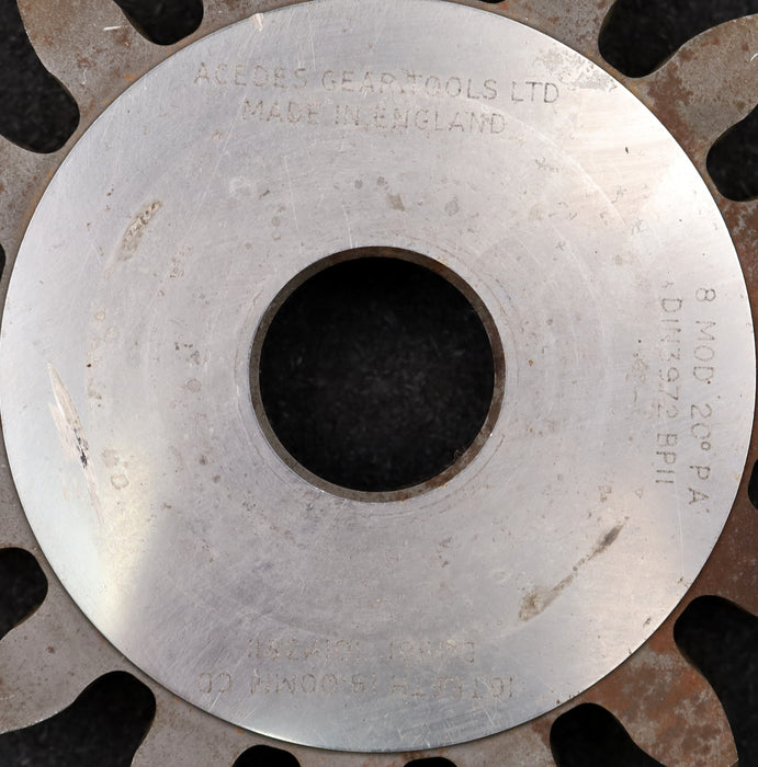 Bild des Artikels ACEDES-GEARTOOLS-Scheibenschneidrad-gear-shaper-m=-8mm-EGW=-20°-Z=-16-18.00mm