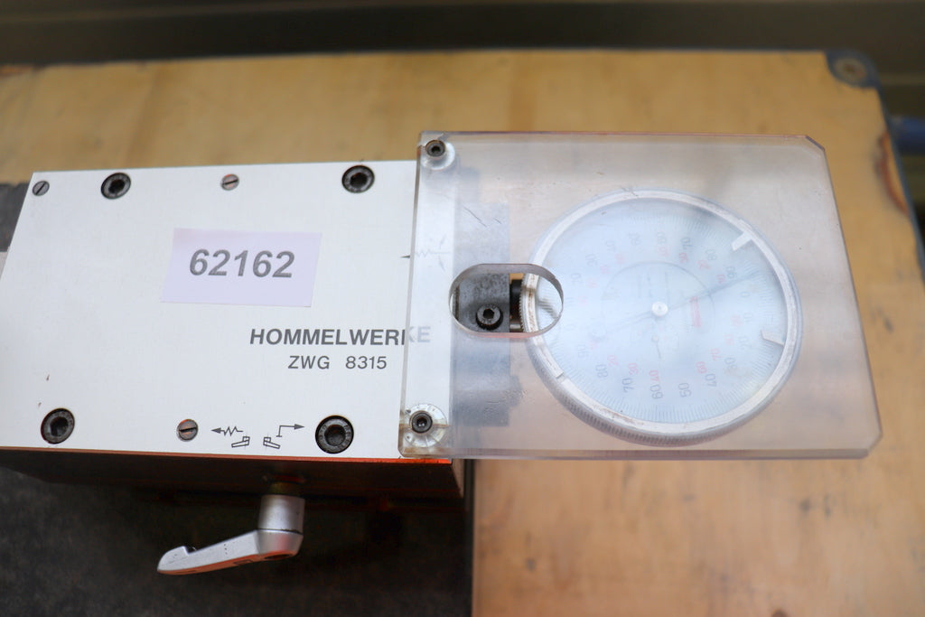 Bild des Artikels HOMMEL-GEAR-2-Flanken-Wälzprüfgerät-ZWG-8315-Achsabstand-max.-175-mm-Gegenhalter